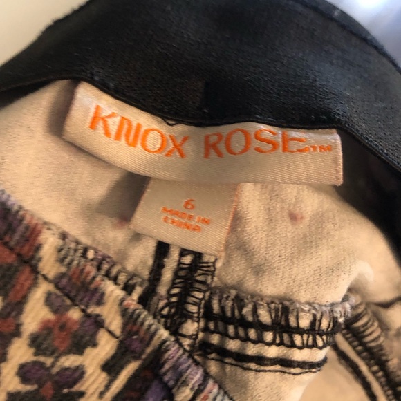 Paisley Boot Cut Pants - Picture 3 of 3